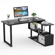 What's difficult is finding one that. Tribesigns 55inche Rotating Modern Computer Desk Large Office Desk Writing Table Desks Home Office Furniture Home Garden