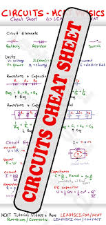Mcat Circuits Study Guide Cheat Sheet