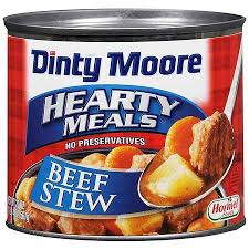 In a large stock pot or dutch oven, brown meat in hot oil. Hormel Hearty Meals Stew Beef Dinty Moore Beef Stew Hearty Meals Hormel Recipes