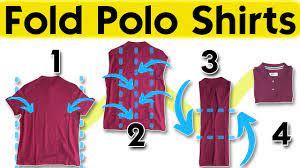 how to fold polo shirts to not wrinkle