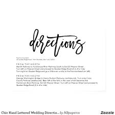 Direction Card Template Wedding Invitations Hotel Accommodation