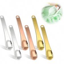 6pcs mini metal skincare spatula
