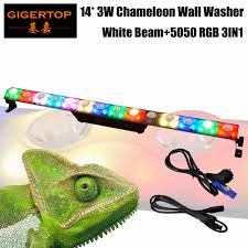 Us 126 0 Gigertop Tp Wp1403 Chameleon Led Wall Washer Light 14x3w Beam Effect Cree Warm White Cold White 56x0 2w 5050 Smd Individual Leds In Stage
