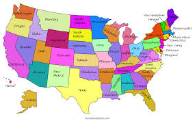 us maps with states usa united states
