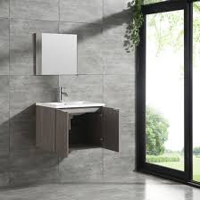 ceramic basin sink mirror combo
