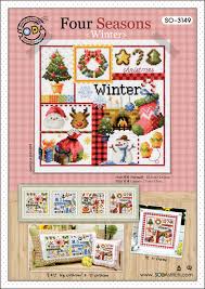 So 3149 Four Seasons Winter Cross Stitch Chart