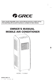 gree 13 04661 owner s manual pdf