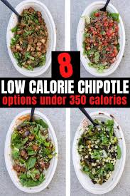 8 best low calorie chipotle options