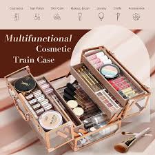 frenessa makeup train case cosmetic