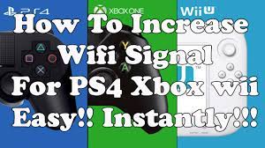 how to increase wifi signal for ps4