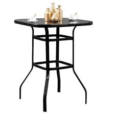 Glass Top Dining Table Phd Cm130 Blk