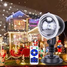 Us 9 91 33 Off Outdoor Christmas Projector Lamp Snowing Projector Light Landscape Garden Indoor Decoration Remote Control Spotlight D30 On