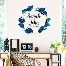 Buy Custom Name Wall Decals Frame With
