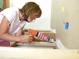 how to install a bathroom countertop