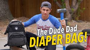 dude dad diaper bag