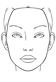 free printable makeup face coloring