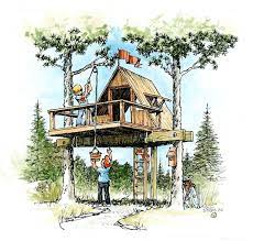 Easy To Build Treehouse B4ubuild