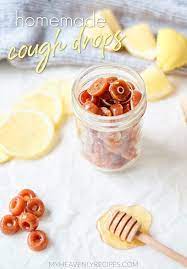 homemade cough drops honey lemon