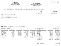 Sample Paycheck And Paystub To Serve As A Visual Aid For