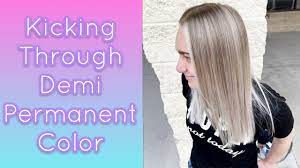 how to remove demi permanent hair color
