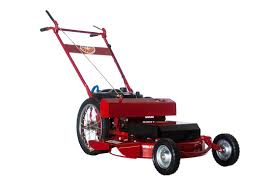 Rear wheel versions are better for sloping areas you can adjust the speed according to your pace or set it to a constant level that you are comfortable with. Bradley Even Cut 24 Self Propelled Commercial Push Mower Bradley Mowers