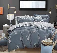 Bed Linen Set Zastelli Cactus Grey
