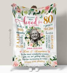 80th birthday gifts for her 80th