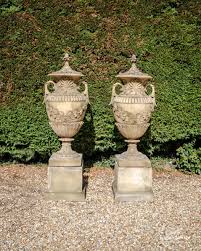 Swedish Style Garden Urns