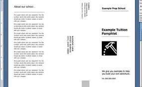 Tuition Pamphlets Examples How To Make Tuition Pamphlets In Tuition