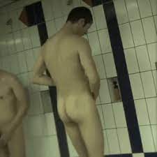 Spy Cam Dude: Lean tall guy in the shower room!