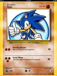 What is our first priority at sonic? Sonic Pokemon Card By Mangatoanime On Deviantart Pokemon Cards Pokemon Cards
