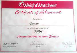 Weight Loss Challenge Winner Certificate Template