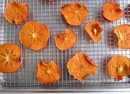 oven dried persimmon rounds cancer