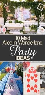 alice and wonderland decoration ideas
