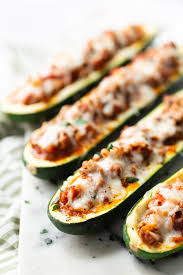Thai beef mince with basil and chilli. Beef Stuffed Zucchini Boats Low Carb Easy Peasy Meals