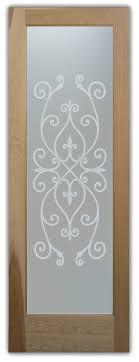 Decorative Glass Doors With Ironwork