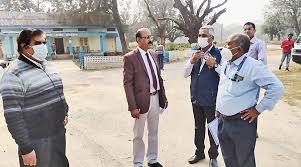 india officials inspect malda airport