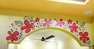 Living Room Arch Wall Painting