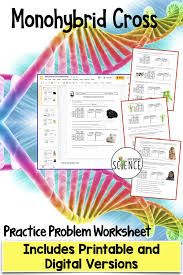 A male rabbit with the genotype ggbb is crossed with a female rabbit with the genotype ggbb the square is set up below. Genetics Punnett Square Monohybrid Practice Printable And Digital Versions In 2021 Worksheets Printable Worksheets Teaching Materials