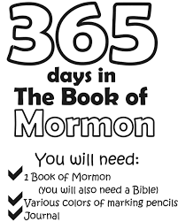 365 Days In The Book Of Mormon Cks Days