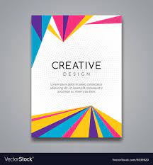 business report design flyer template