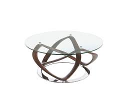 Round Coffee Table In Tempered Glass