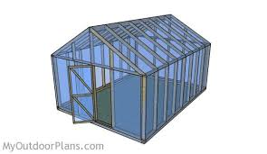 Wood Greenhouse Plans Myoutdoorplans