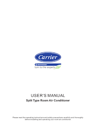 user manual carrier superia english