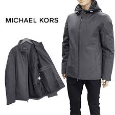 Michael Kors Michael Kors Men Batting Parka Jacket Light Weight Cf82e5l5dl Charcoal Mel