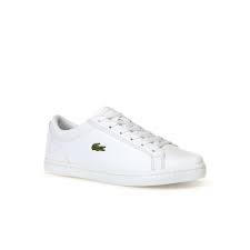 Womens Straightset Leather Sneakers Lacoste