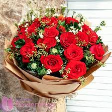 red roses at vietnam florist