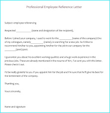 Sample Professional Letter Of Recommendation For Job Iso