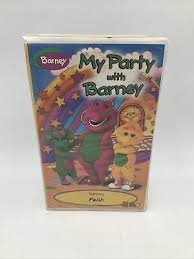 This barney playlist includes songs like: My Party With Barney Faith Rare Oop Clamshell Custom Vhs Videos Dinosaur Kideo 27 98 Picclick
