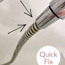 how to fix a leaking shower head hose